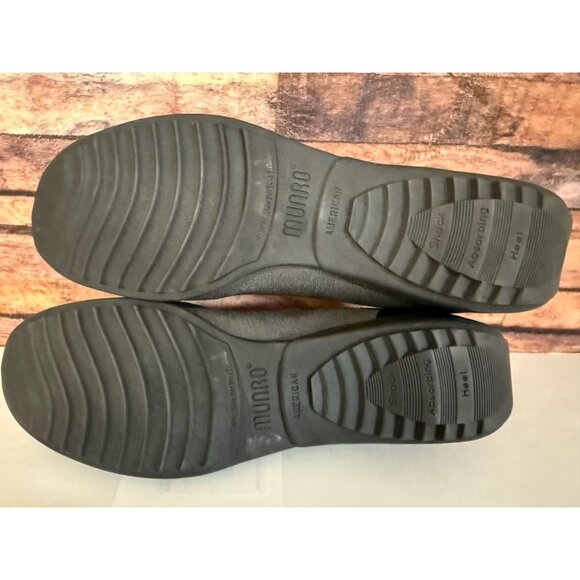MUNRO Womens Size 7 SS American TRAVELER Loafers Shock Absorbing Heel Gray/Black - Picture 8 of 9